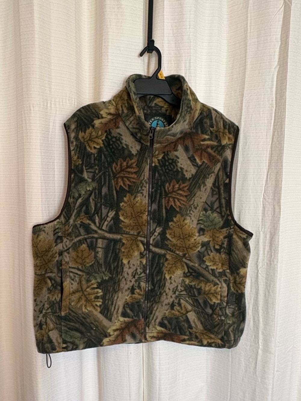 Men's Vintage Camouflage Fleece Vest